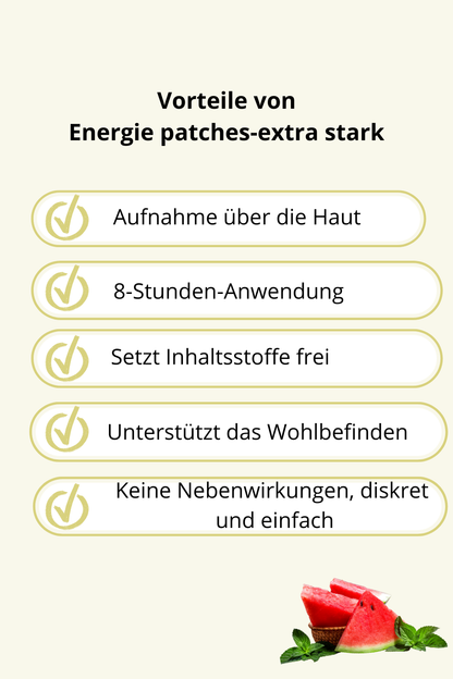 Energie Patches- Extra stark